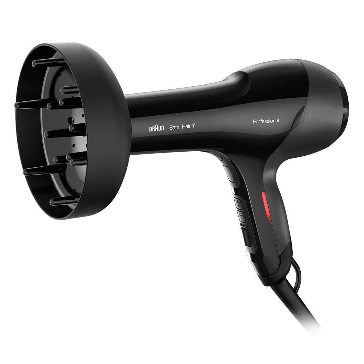 

Фен Braun BRHD785E 2000 Вт черный, BRHD785E