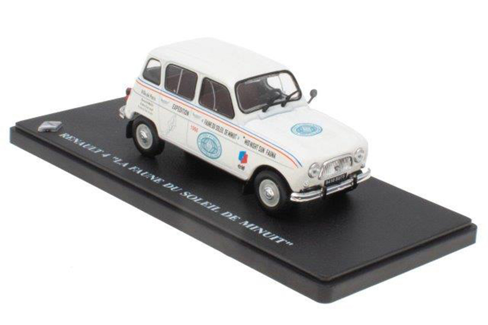 

Модель коллекционная ALTAYA Renault 4 la faune du soleil de minuit 1966 white, Белый