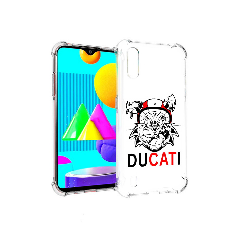 

Чехол MyPads Tocco для Samsung Galaxy M01 дукати (PT151401.486.339), Прозрачный, Tocco