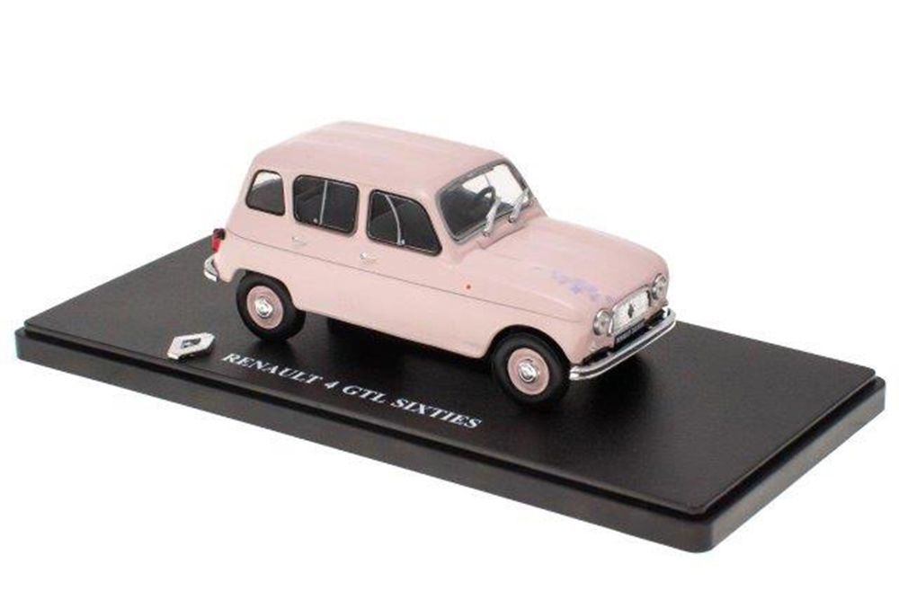 

Модель коллекционная ALTAYA Renault 4 gtl sixties 1985 pink, Розовый