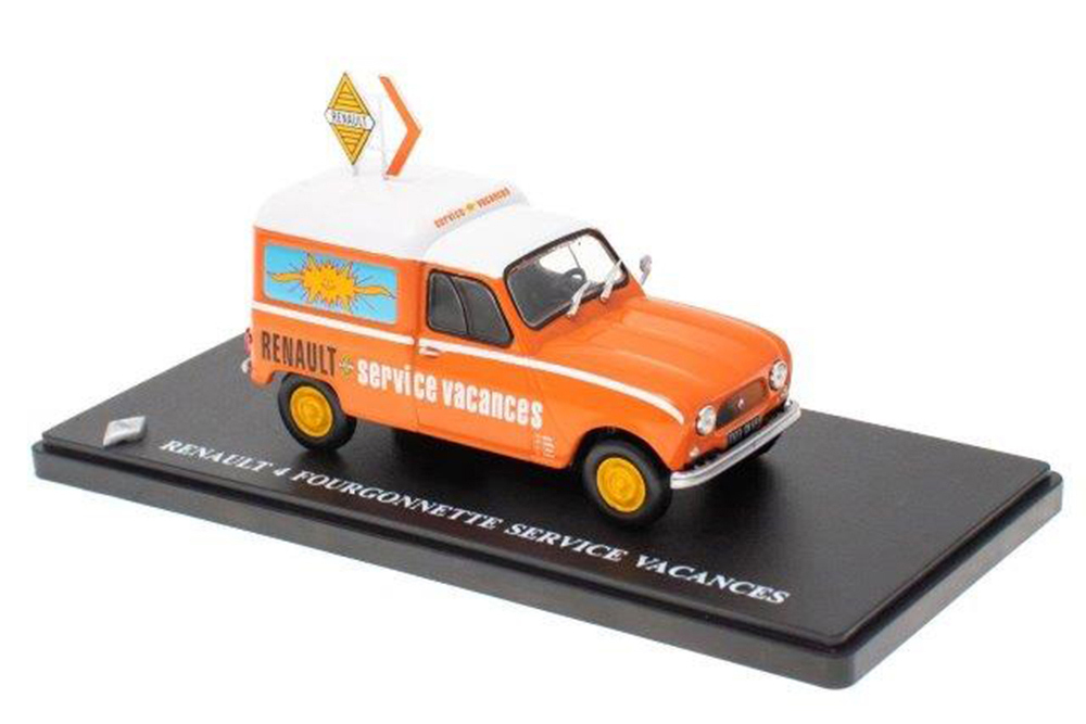 

Модель коллекционная ALTAYA Renault 4 fourgonnette renault service vacances 1965, Оранжевый