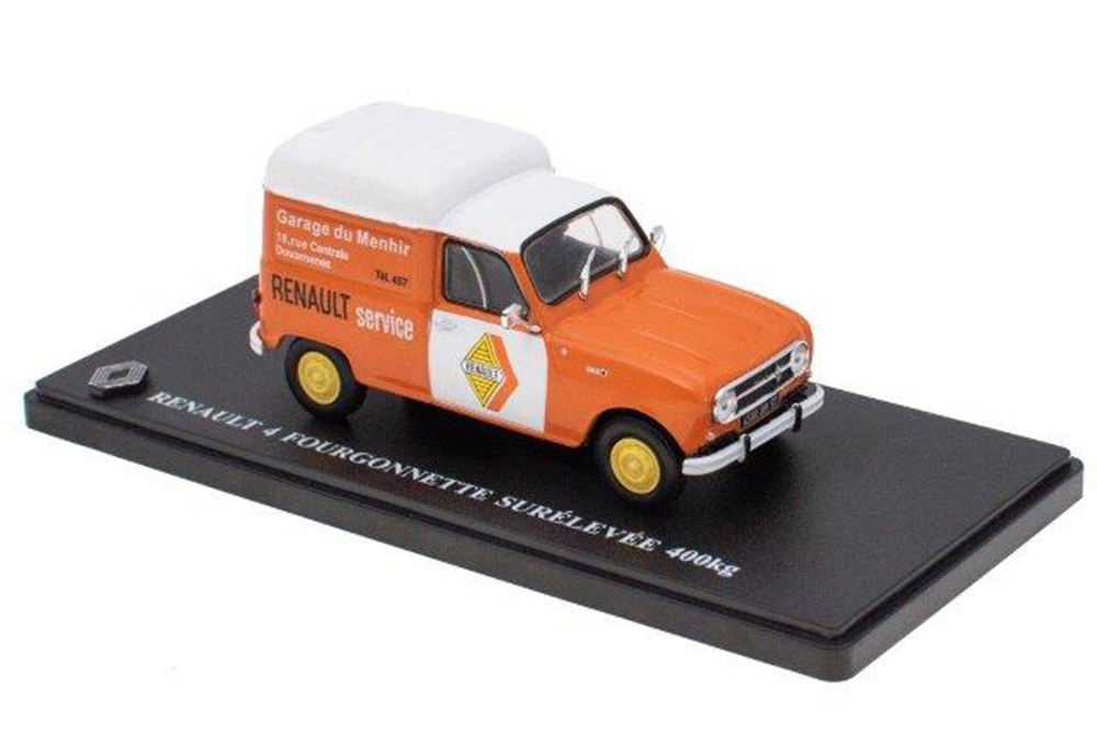 

Модель коллекционная ALTAYA Renault 4 fourgonnette surelevee 400KG renault service 1973, Оранжевый