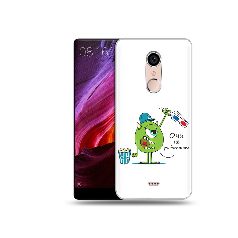 

Чехол MyPads Tocco для BQ 5050 Strike Очки не работают, Прозрачный, Tocco
