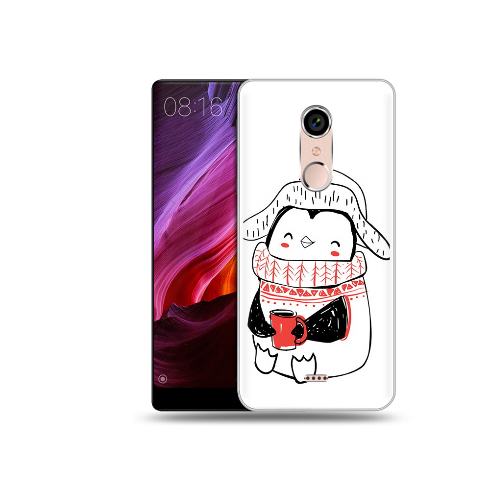 

Чехол MyPads Tocco для BQ 5050 Strike Милый пингвин, Прозрачный, Tocco