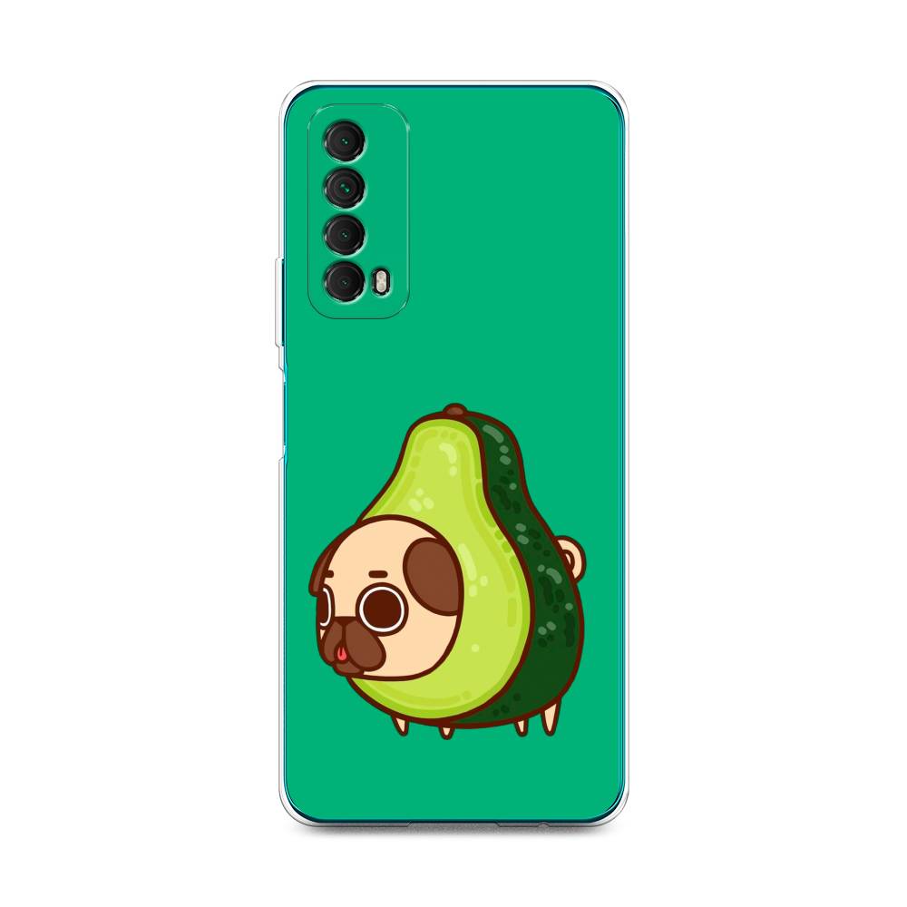

Чехол для Huawei P Smart 2021 "Мопс авокадик", Зеленый, 6104750-1