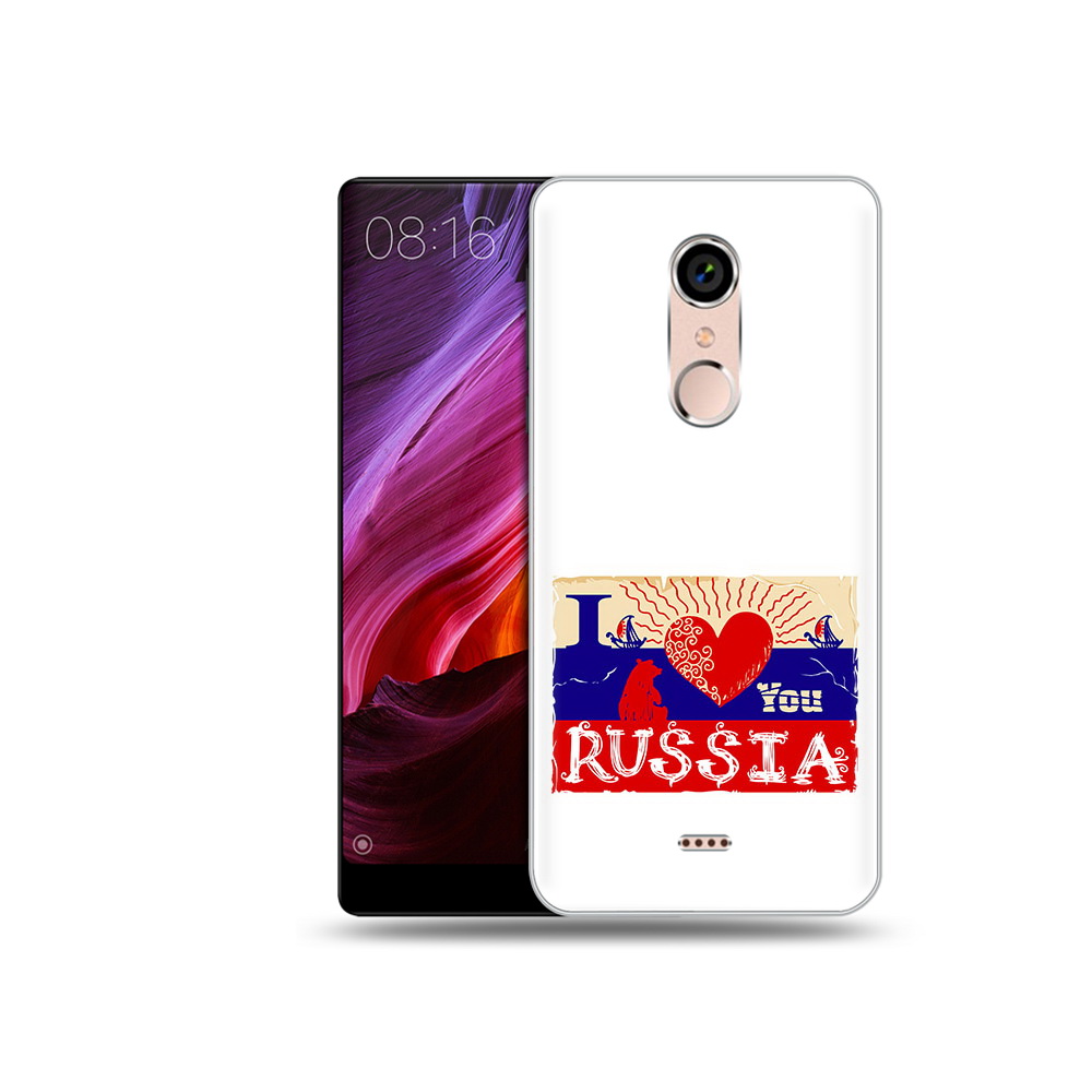 

Чехол MyPads Tocco для BQ 5050 Strike Люблю Россию, Прозрачный, Tocco