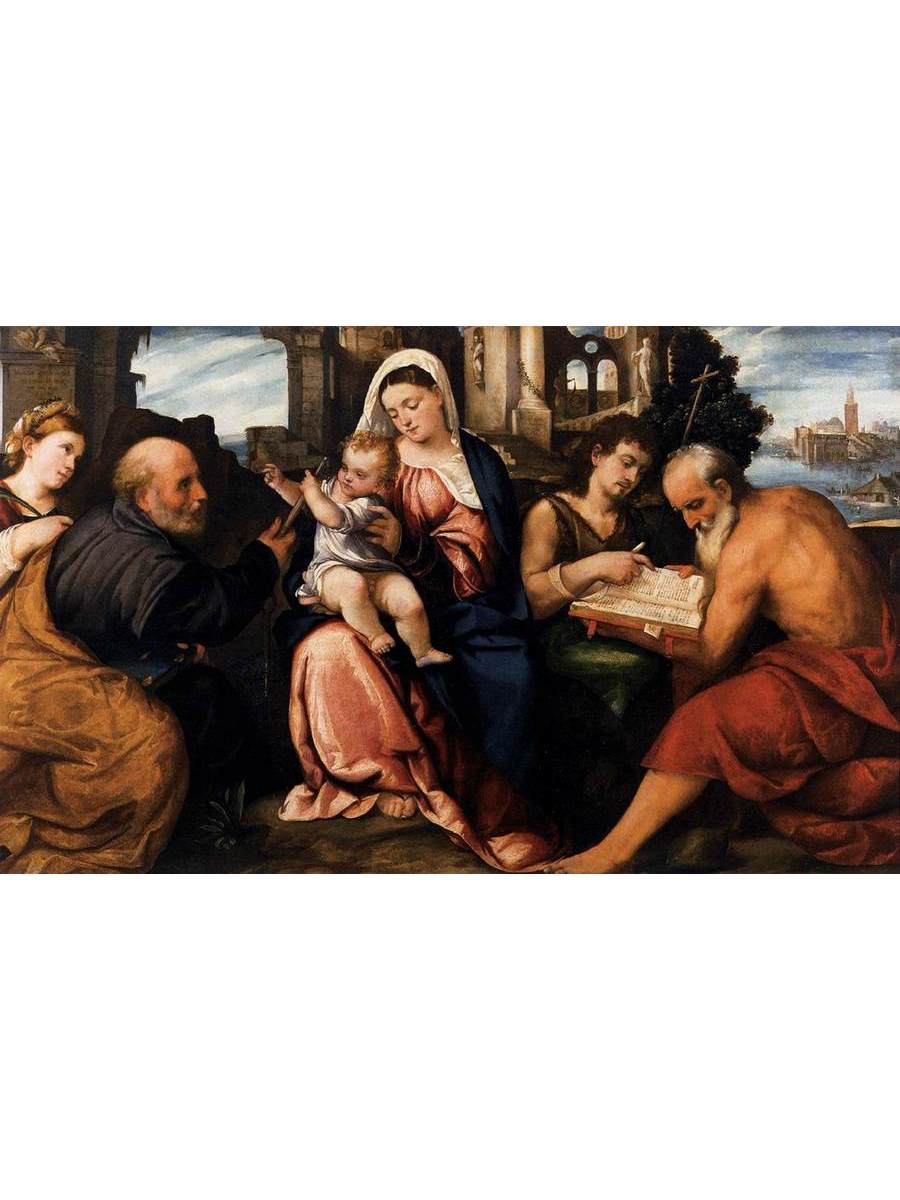 

Постер DRABS A3 Бонифацио деи Питати Virgin and Child with Saints