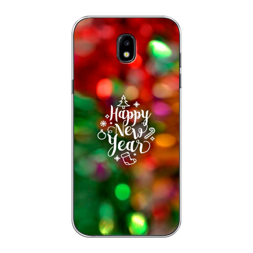 

Чехол на Samsung Galaxy J5 2017 "Новый Год на елке", Зеленый;красный;желтый, 22850-5