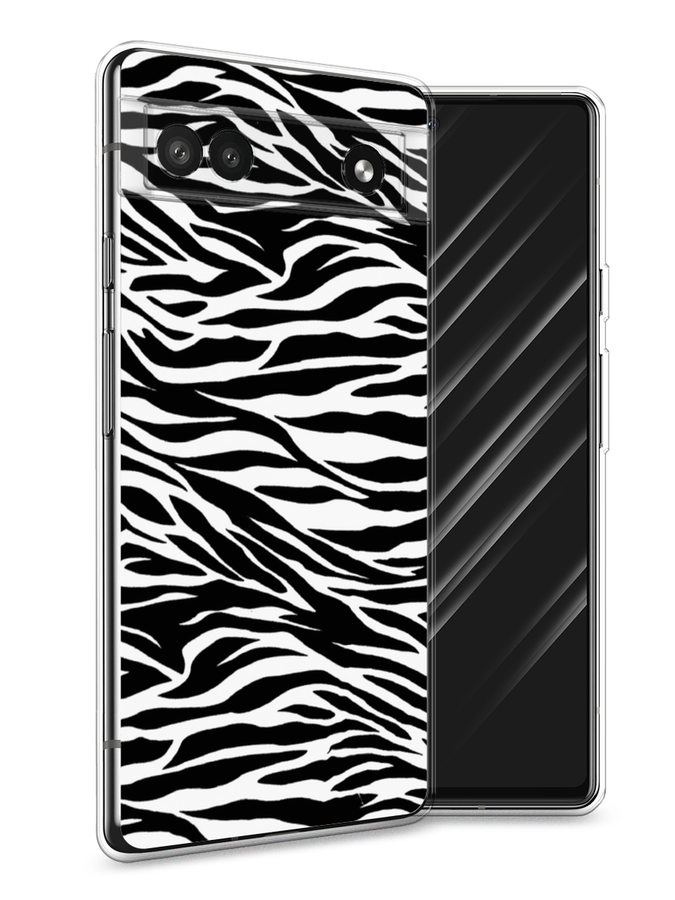 

Чехол Awog на Google Pixel 6A "Принт зебра", Разноцветный, 271150-7