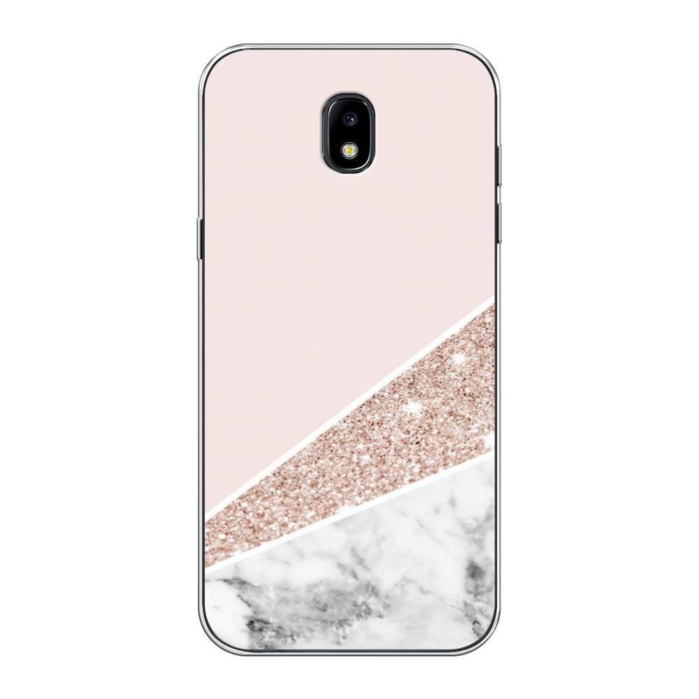 

Чехол на Samsung Galaxy J5 2017 "Блестящий розовый мрамор", 22850-3