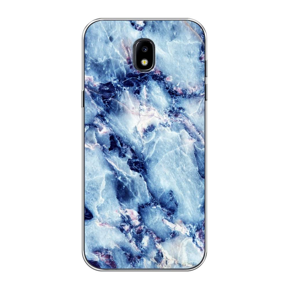 

Чехол на Samsung Galaxy J5 2017 "Мрамор с синими прожилками", Синий, 22850-3