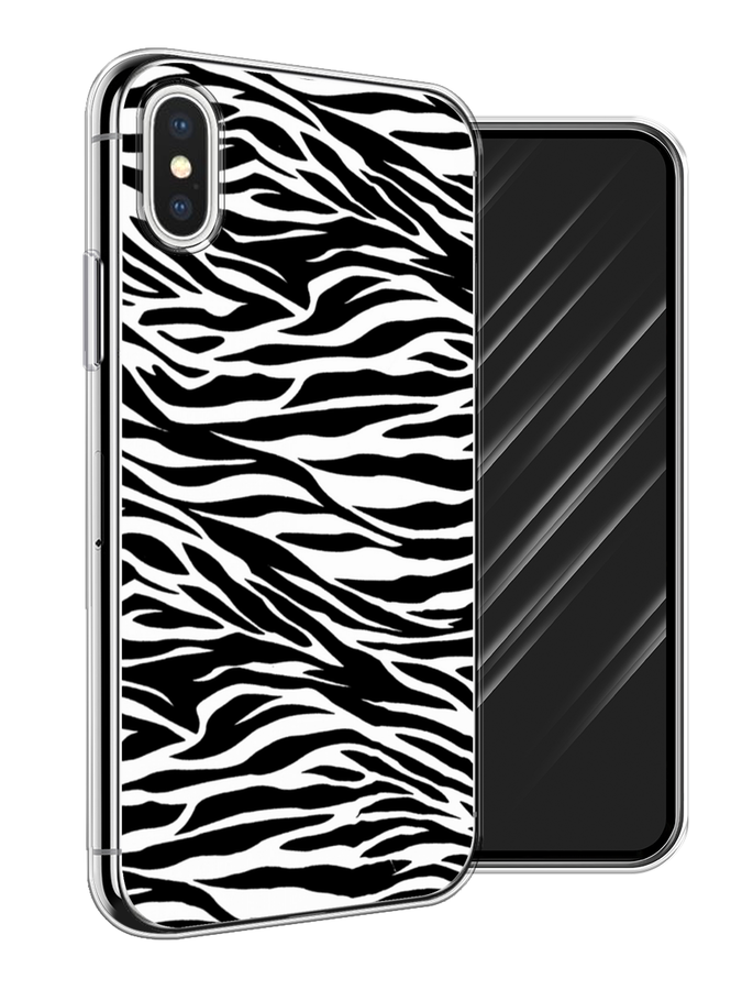 

Чехол Awog на Apple iPhone XS (10S) / Айфон XS (10S) "Принт зебра", Разноцветный, 11850-7