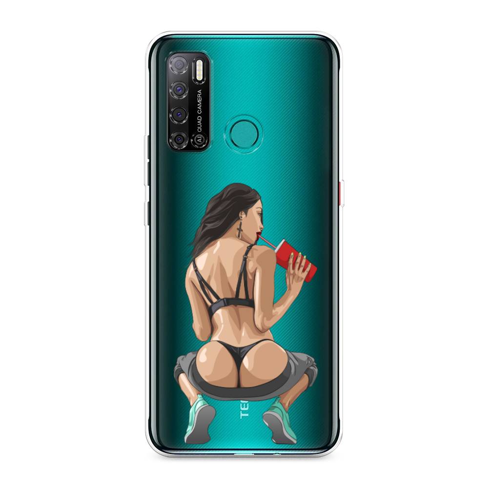 

Чехол на Tecno Pouvoir 4 "Сочные булочки", Бежевый;красный;черный, 300350-6