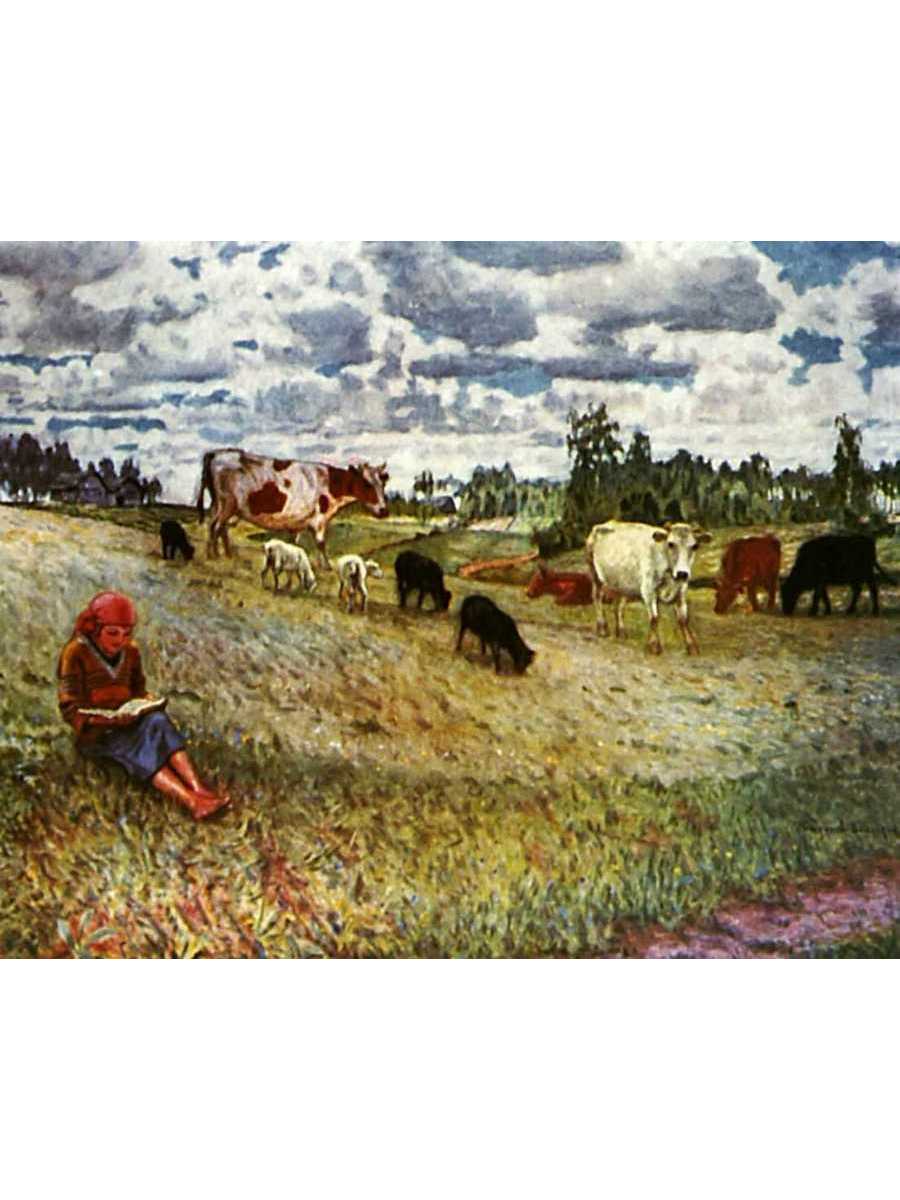 

Постер DRABS A3 Богданов-Бельский Николай Петрович Пастушка