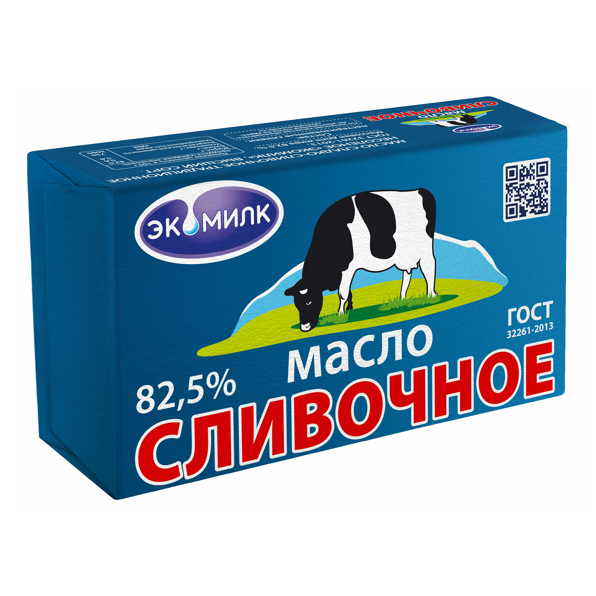 

Сливочное масло Экомилк Традиционное 82,5% 380 г