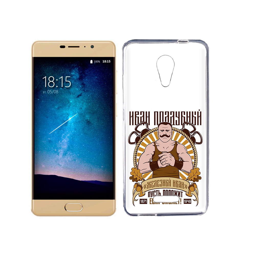 

Чехол MyPads Tocco для BQ 5201 Space Железный Иван, Прозрачный, Tocco