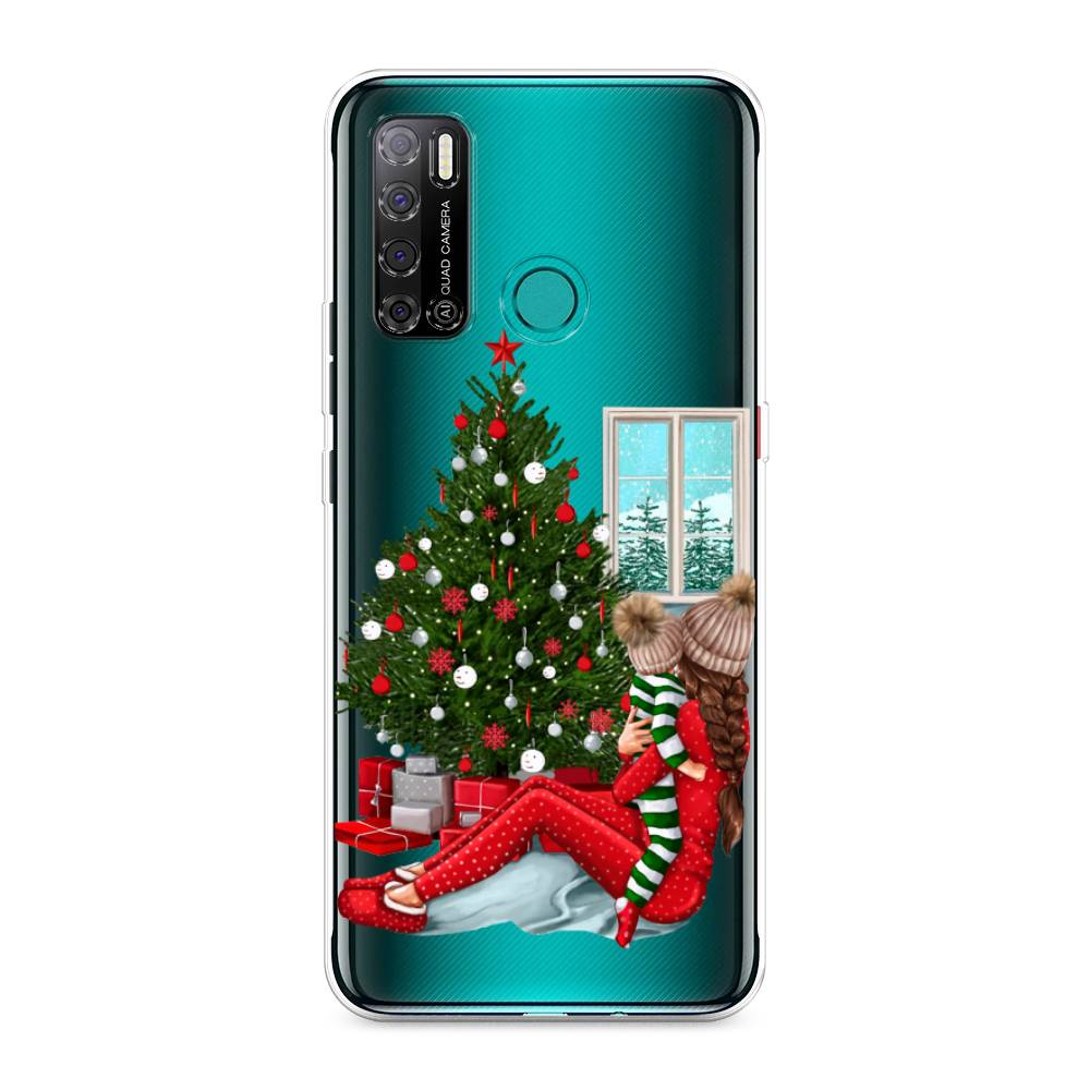 

Чехол на Tecno Pouvoir 4 "Новый год с мамой", Красный;зеленый;голубой, 300350-6