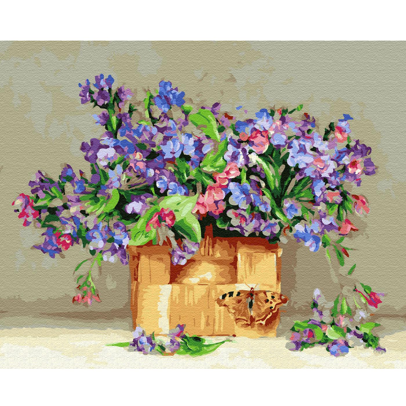 

Картина по номерам Бузин. Медуницы (28 цветов)