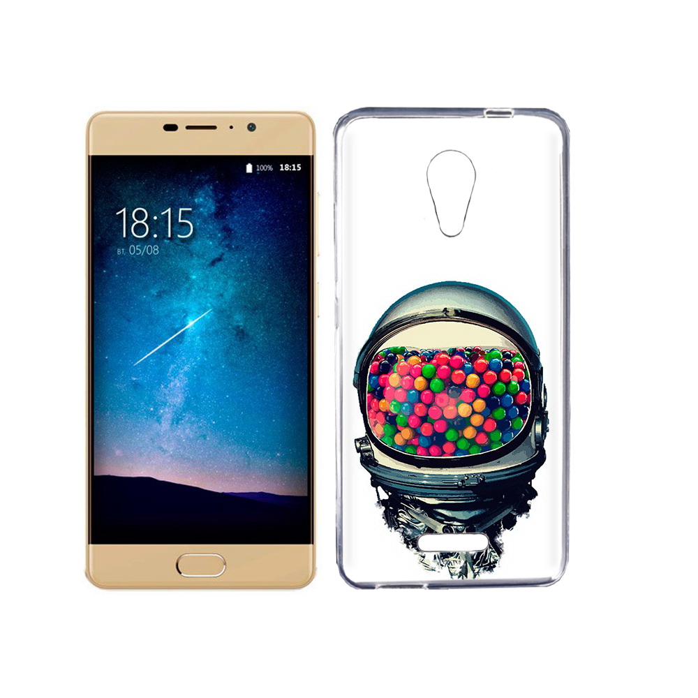 

Чехол MyPads Tocco для BQ 5201 Space шлем космонавта, Прозрачный, Tocco