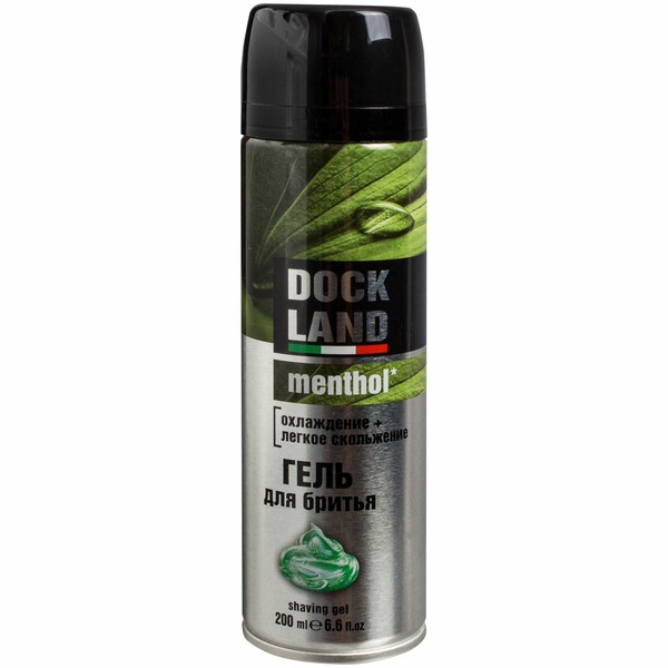 

Гель для бритья DockLand Menthol охлаждающий, мужской, 200 мл
