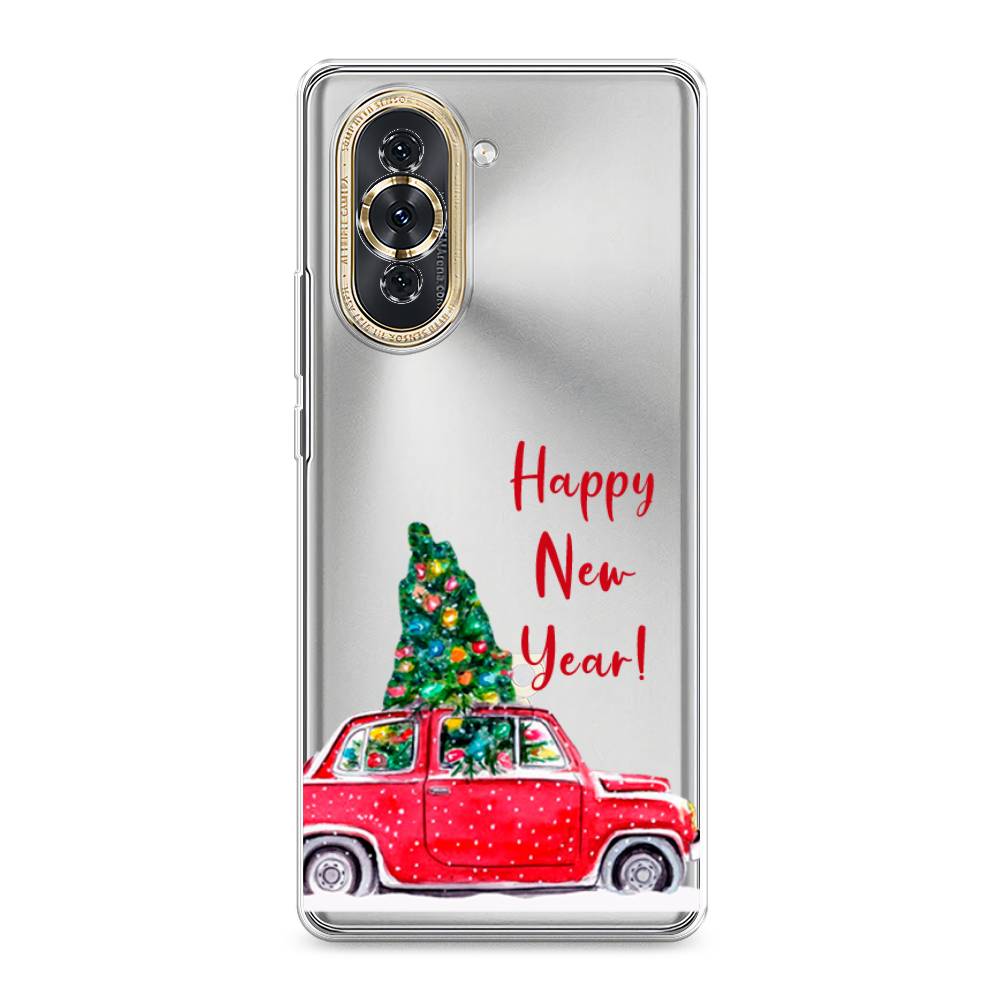 

Чехол для Huawei Nova 10 "Happy New Year", Красный;зеленый, 6108950-5
