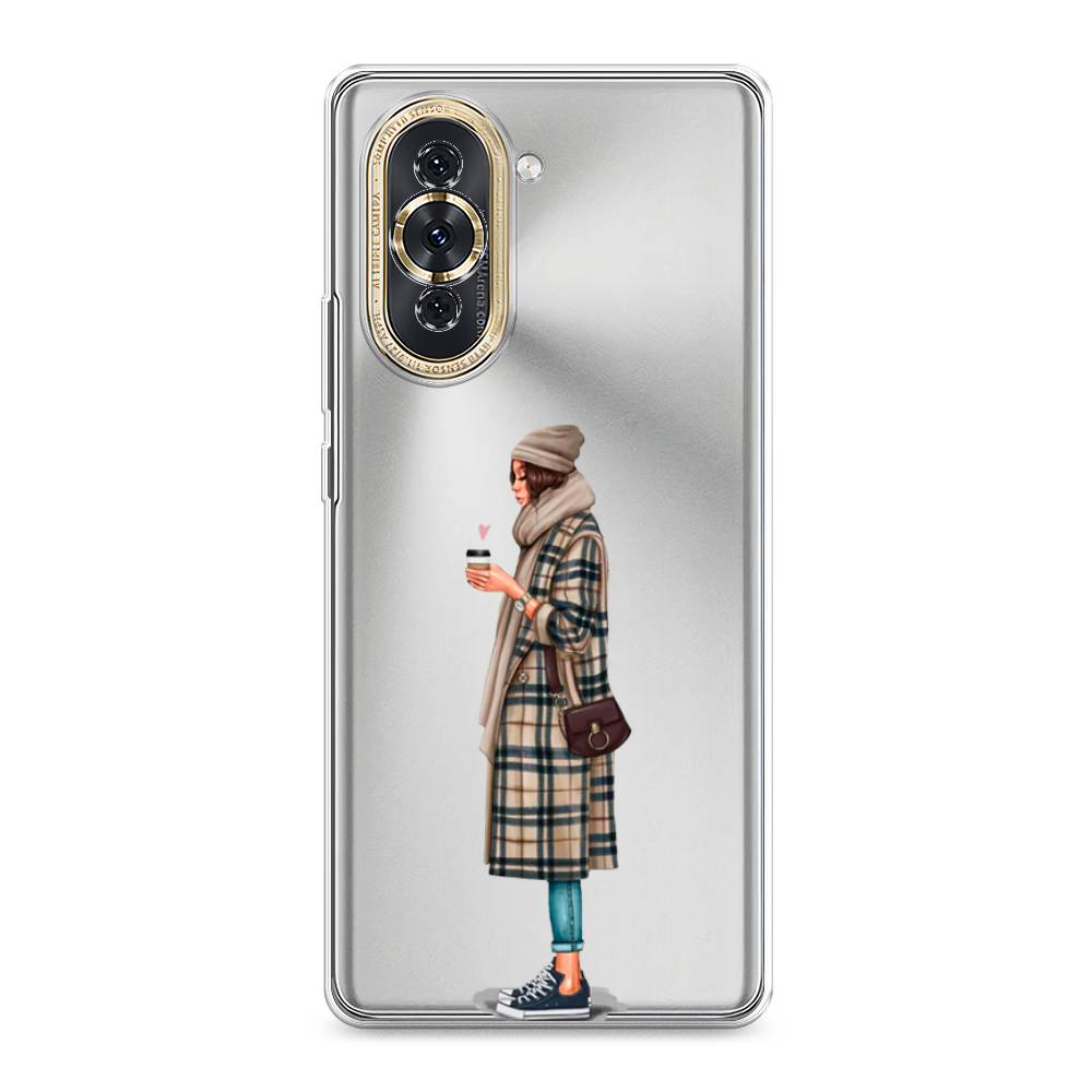 

Чехол для Huawei Nova 10 "Утренний кофе", Коричневый;бежевый, 6108950-6