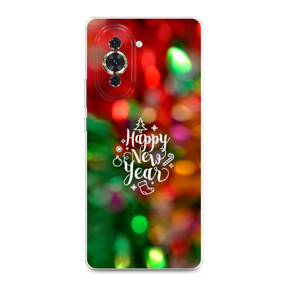 

Чехол для Huawei Nova 10 "Новый Год на елке", Зеленый;красный;желтый, 6108950-5