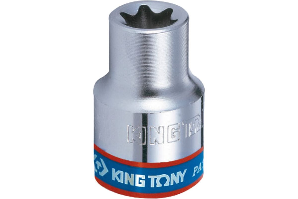 

KING TONY 337518M KING TONY Головка торцевая TORX Е-стандарт 3/8 , E18, L = 28 мм 1шт