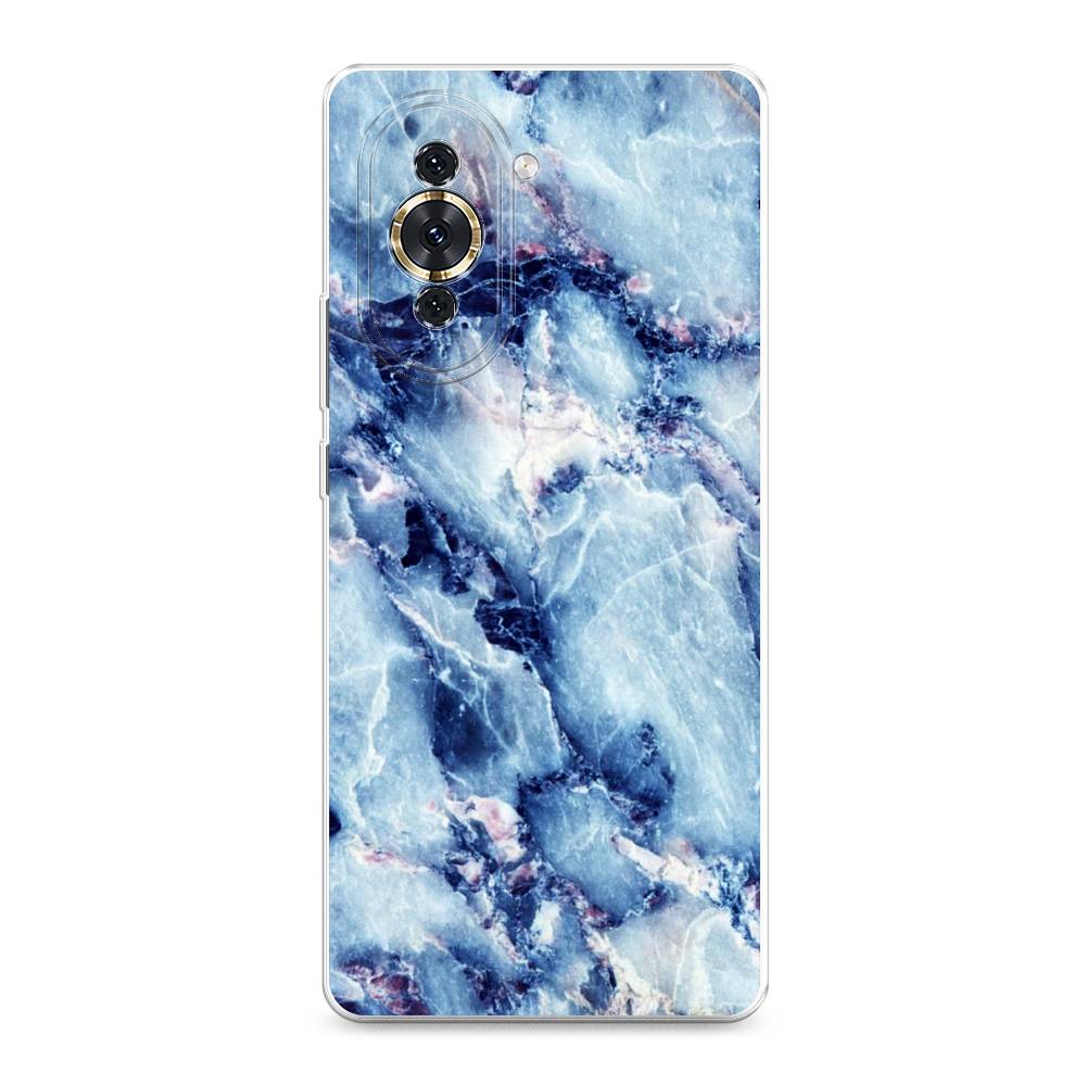 

Чехол для Huawei Nova 10 "Мрамор с синими прожилками", Синий, 6108950-3