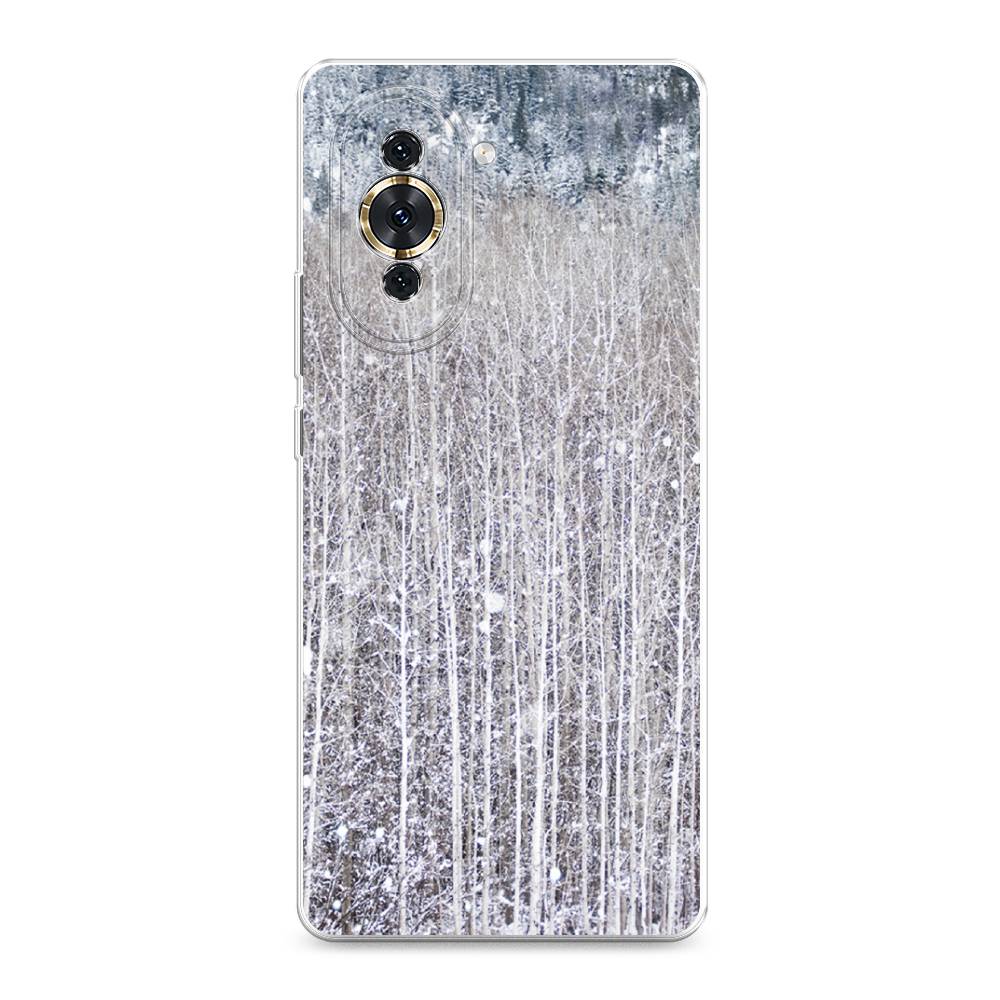 

Чехол для Huawei Nova 10 "Снежный лес", Бежевый;серый;белый, 6108950-5