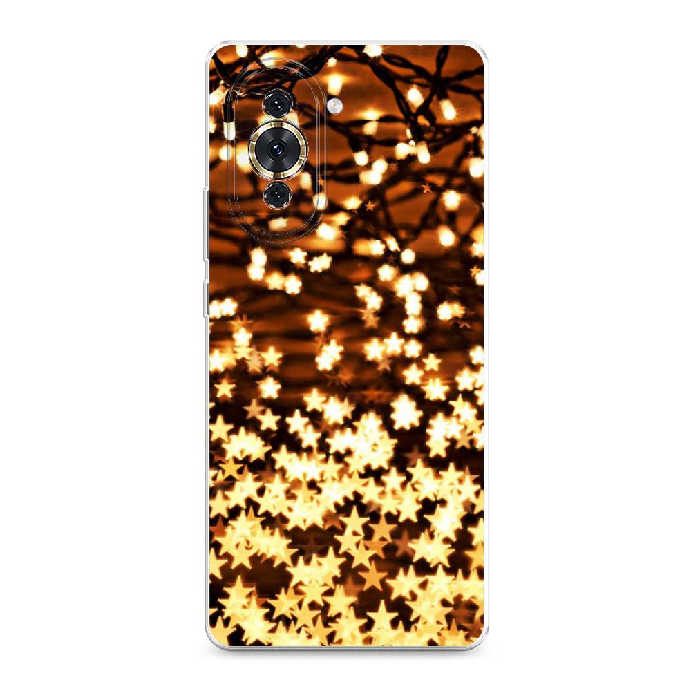 

Чехол для Huawei Nova 10 "Новогодняя гирлянда", Золотистый, 6108950-5