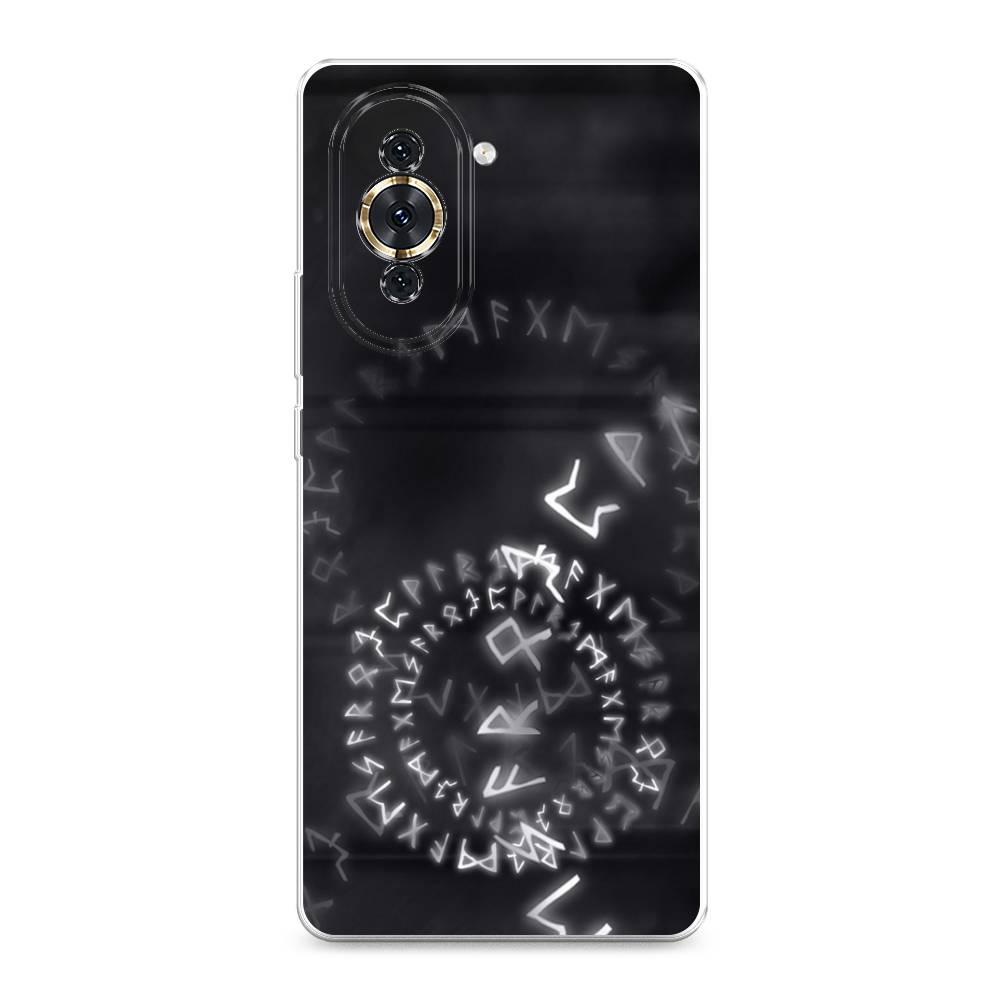 

Чехол для Huawei Nova 10 "Руны", Серый;черный, 6108950-3