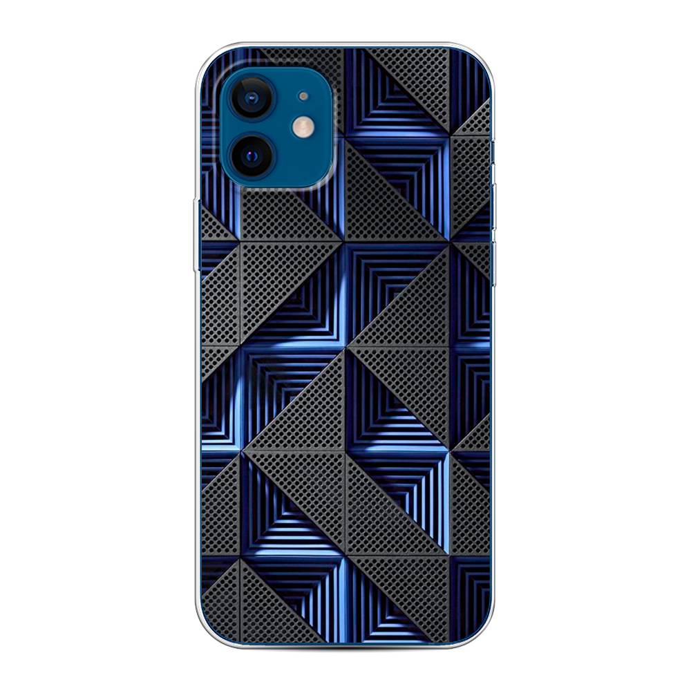 

Чехол на Apple iPhone 12/12 Pro "IBM", Серый;синий, 12550-3