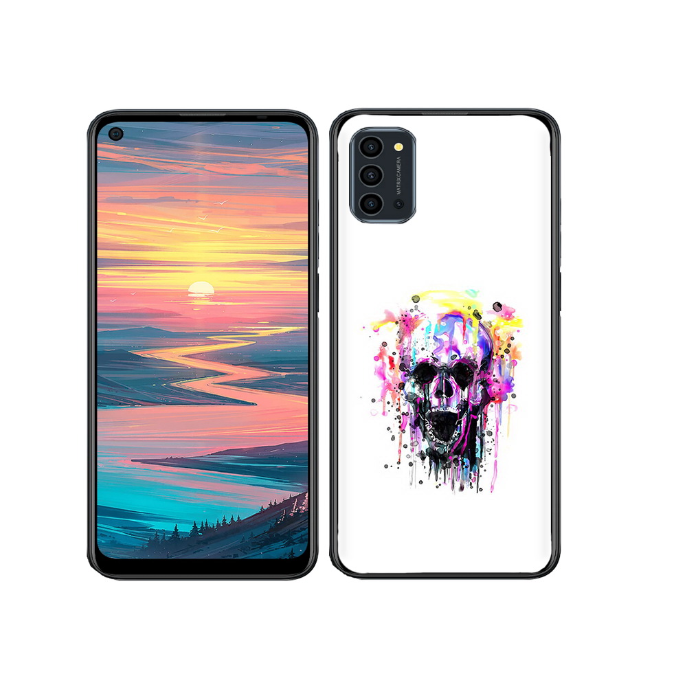 

Чехол MyPads Tocco для Oukitel K9 Pro граффити череп, Прозрачный, Tocco