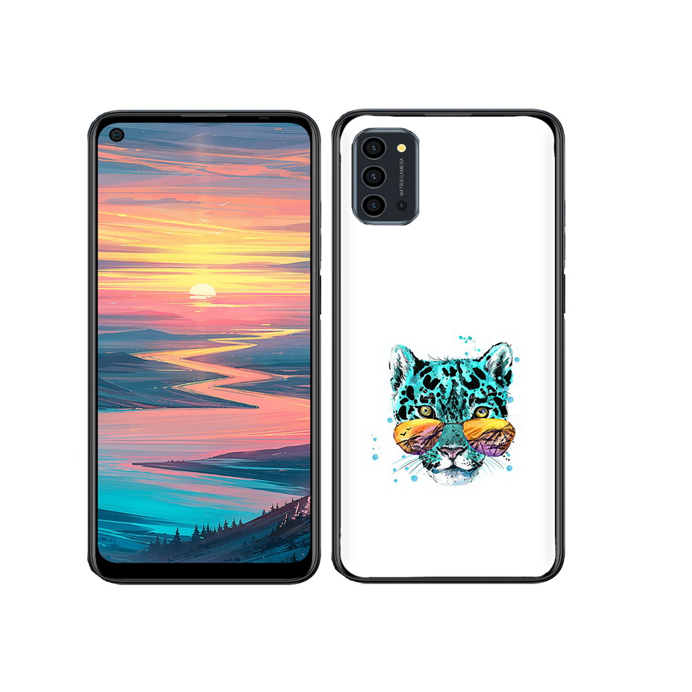 

Чехол MyPads Tocco для Oukitel K9 Pro голубой лео, Прозрачный, Tocco