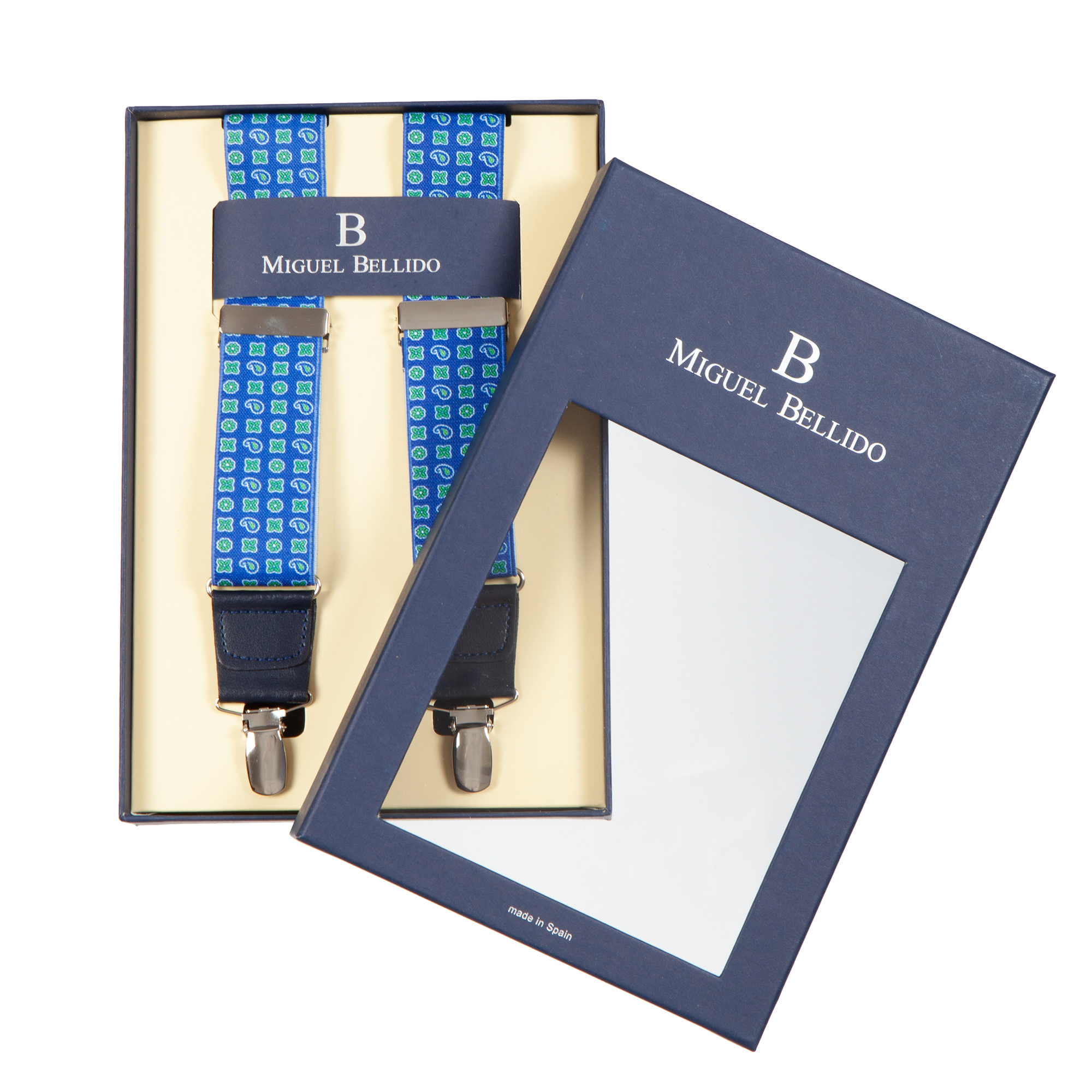 Подтяжки мужские Miguel Bellido 4006201 blue 6350₽