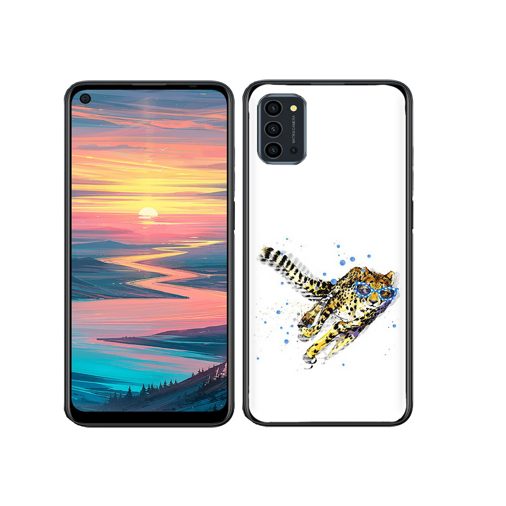 

Чехол MyPads Tocco для Oukitel K9 Pro гепард в очках, Прозрачный, Tocco