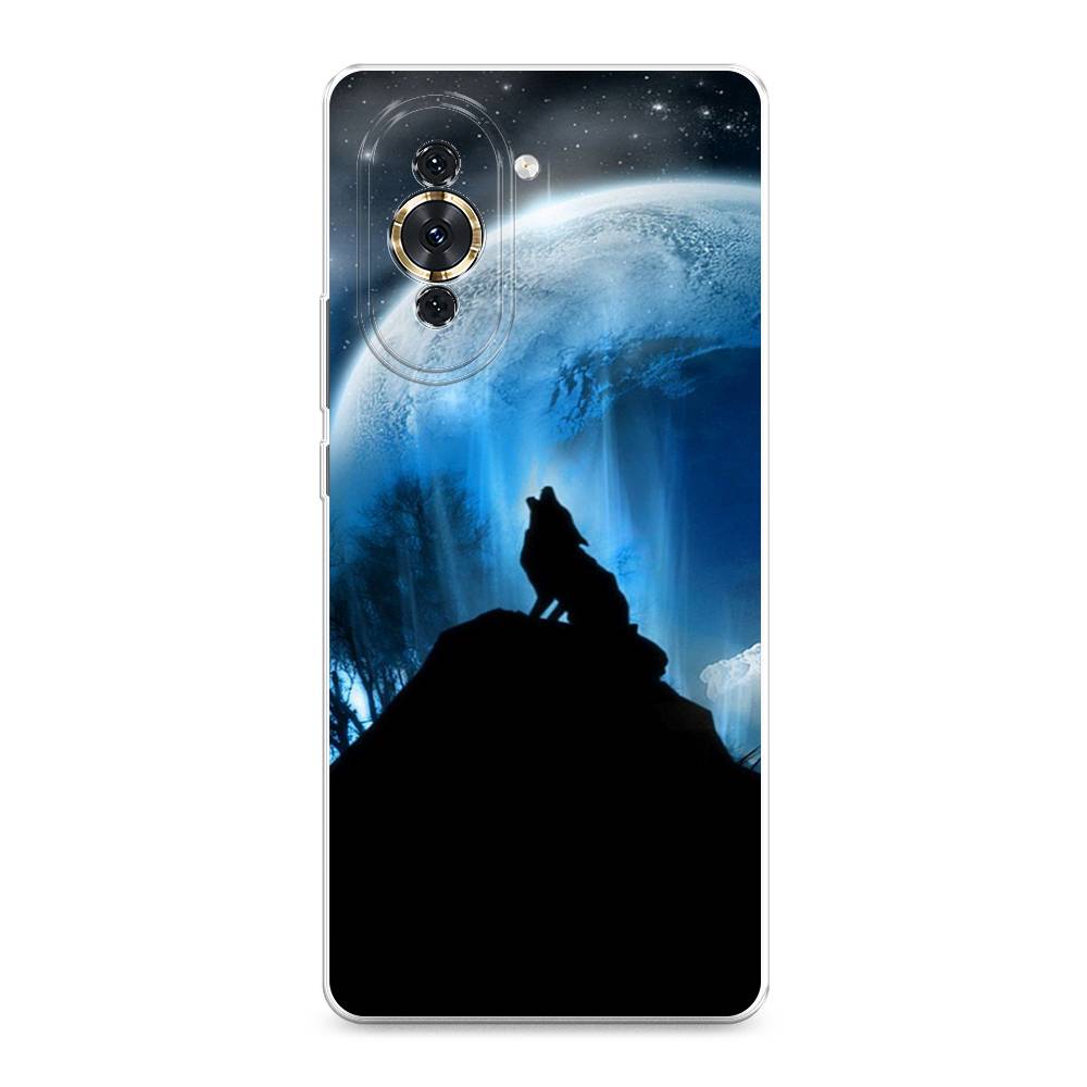 

Чехол для Huawei Nova 10 "Волк 2", Синий;черный;белый, 6108950-1