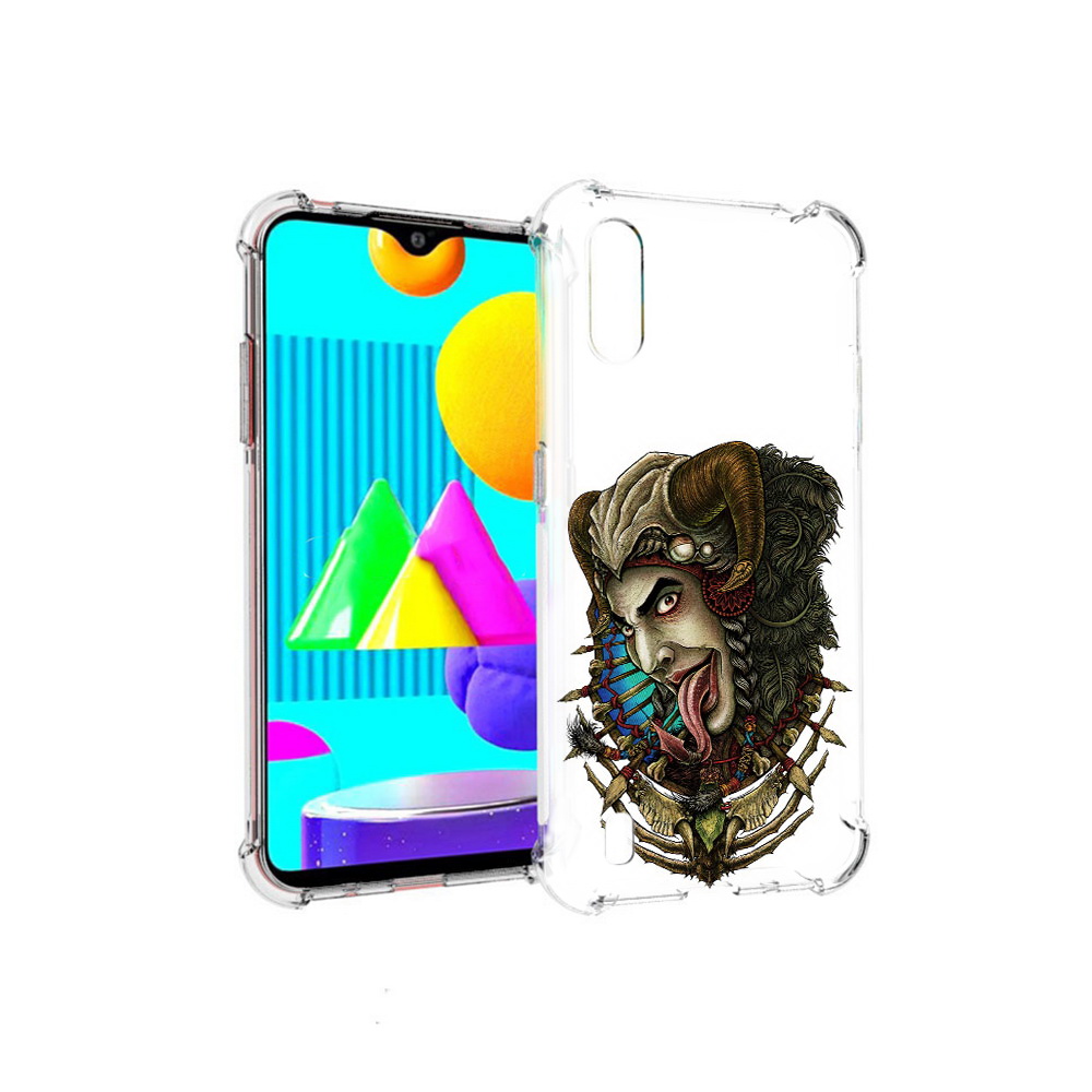 

Чехол MyPads Tocco для Samsung Galaxy M01 длинный язык (PT151401.486.330), Прозрачный, Tocco