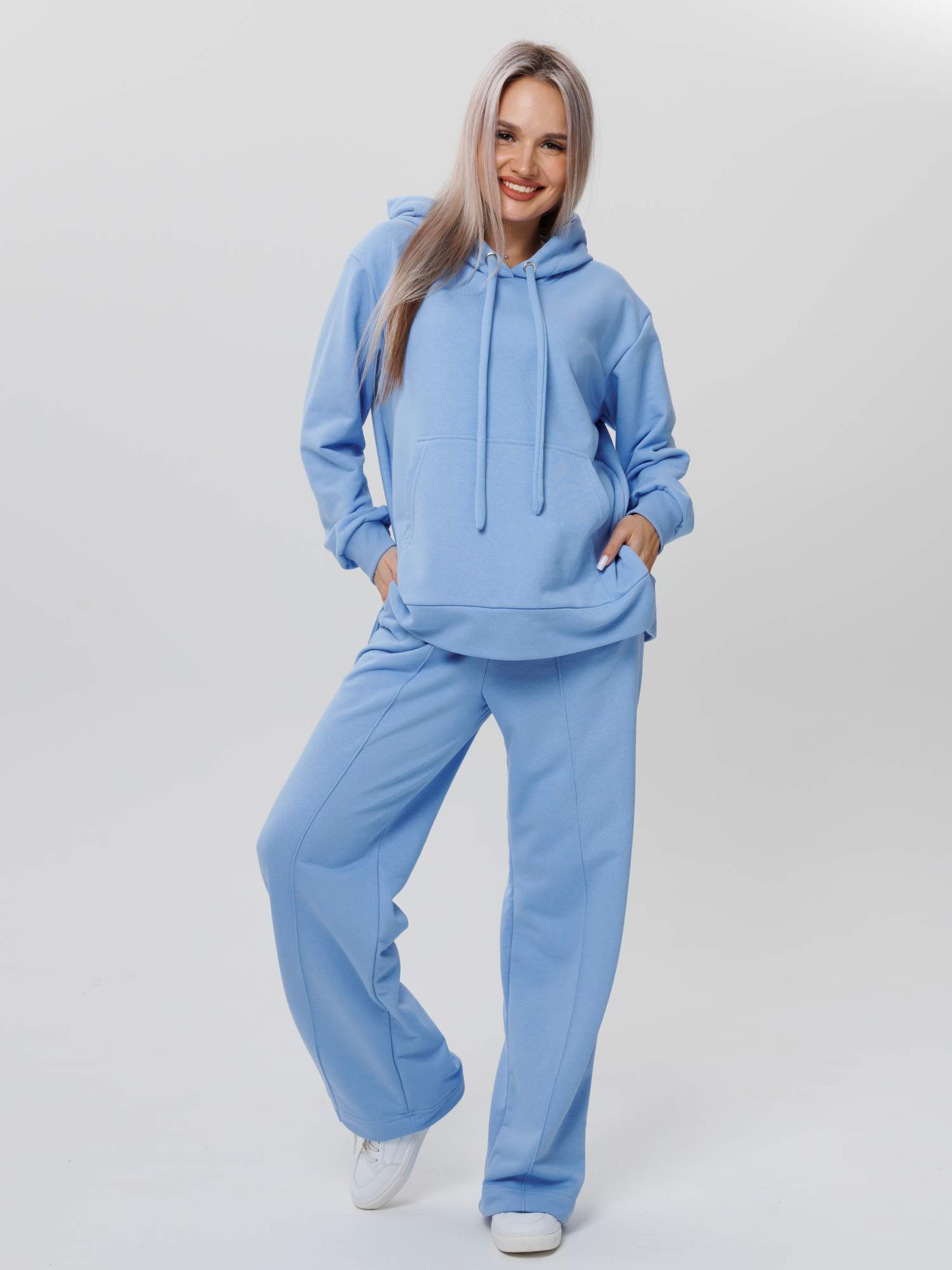 

Костюм женский Elenatex К-231 голубой 54 RU, К-231