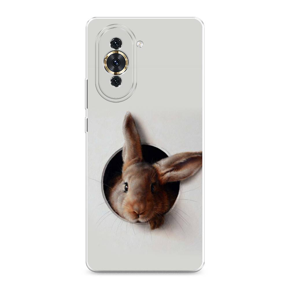 

Чехол для Huawei Nova 10 "Любопытный кролик", Серый;коричневый, 6108950-1
