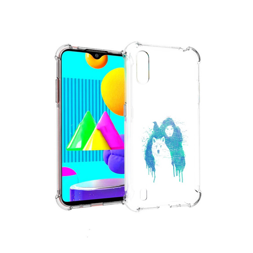 

Чехол MyPads Tocco для Samsung Galaxy M01 джон сноу (PT151401.486.323), Прозрачный, Tocco