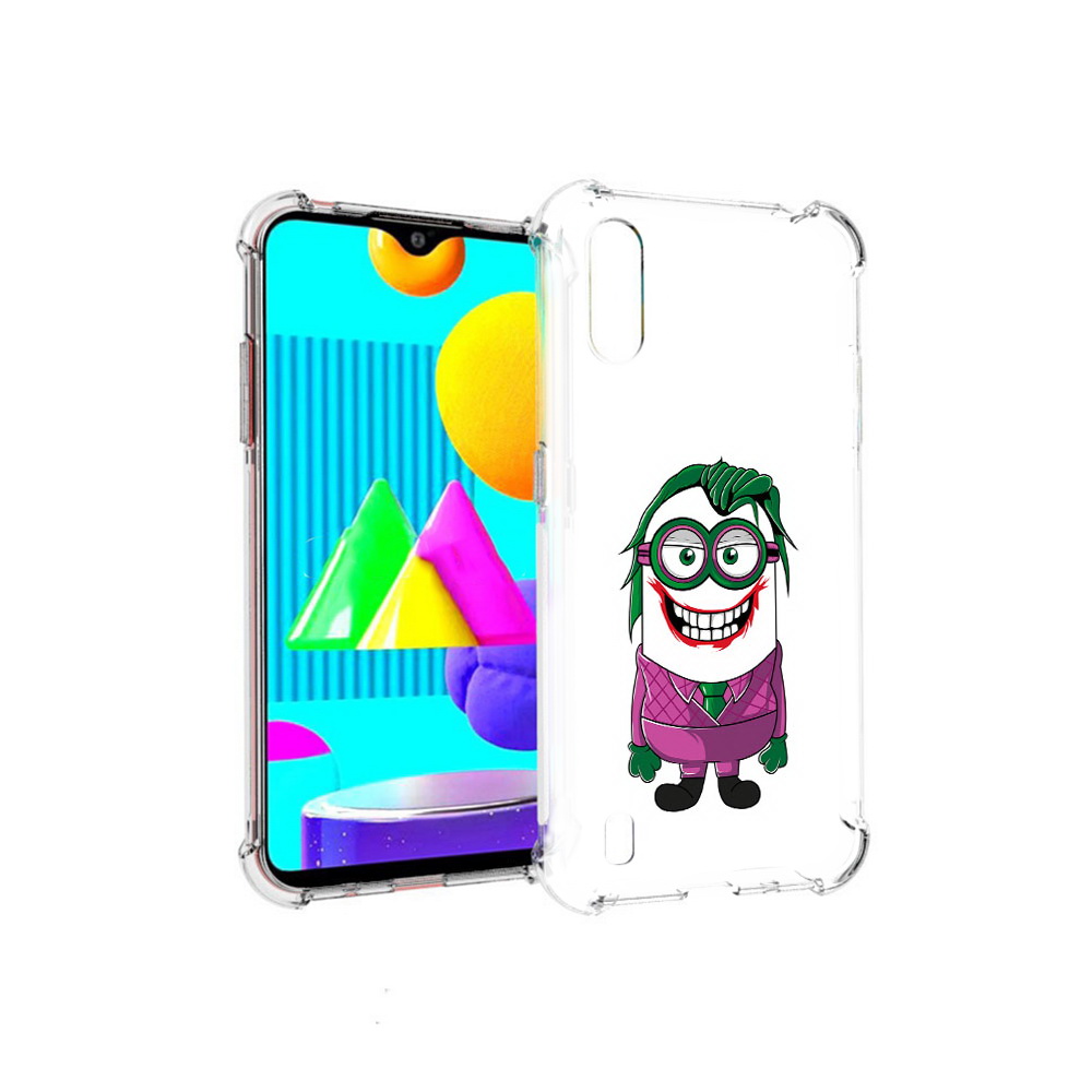 

Чехол MyPads Tocco для Samsung Galaxy M01 джокер миньон (PT151401.486.322), Прозрачный, Tocco