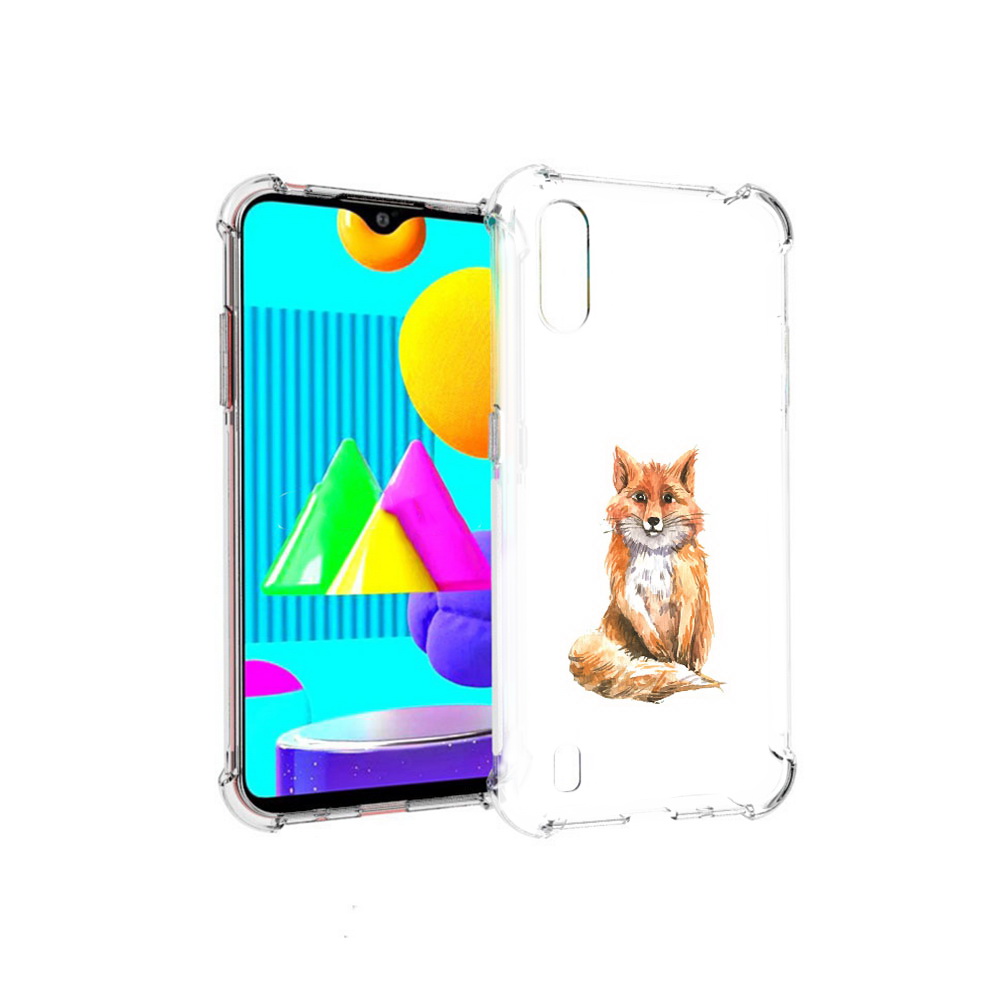 

Чехол MyPads Tocco для Samsung Galaxy M01 детская лиса (PT151401.486.320), Прозрачный, Tocco
