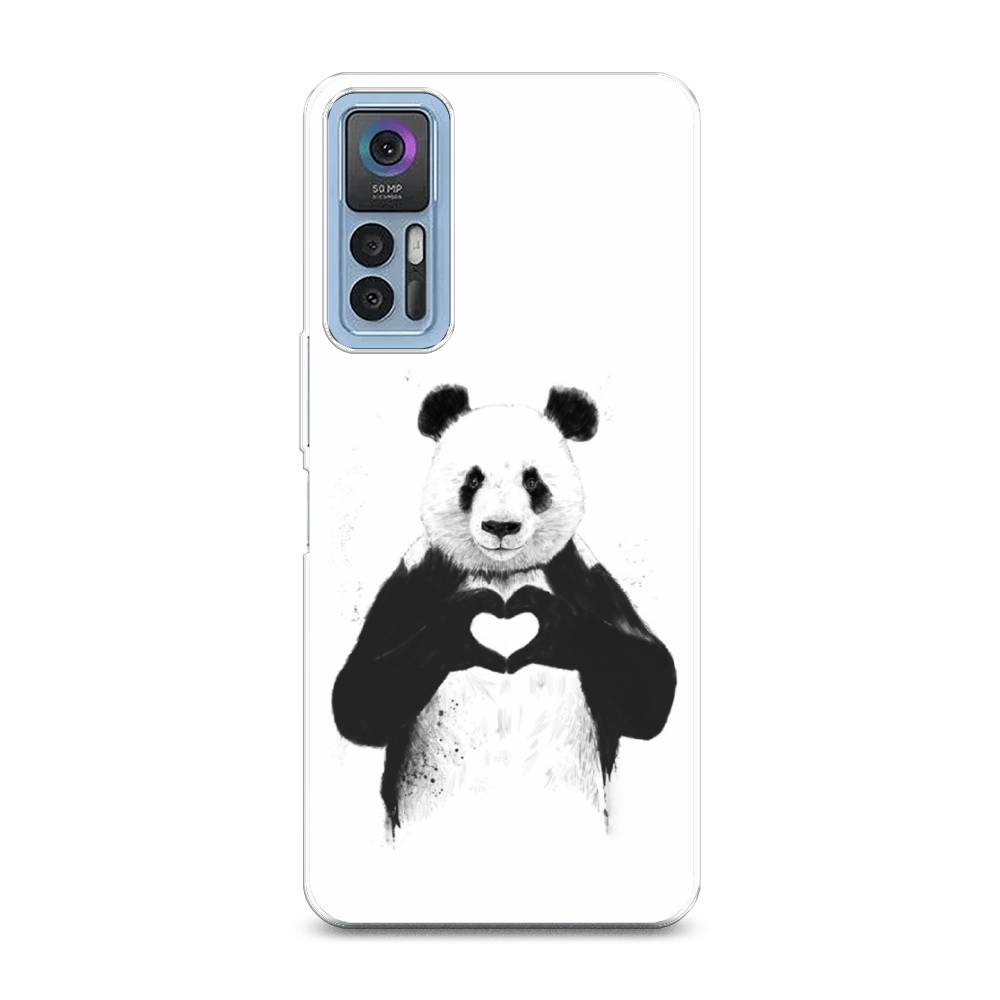 

Чехол Awog на TCL 30/30 Plus "Панда love", Разноцветный, 290950-10