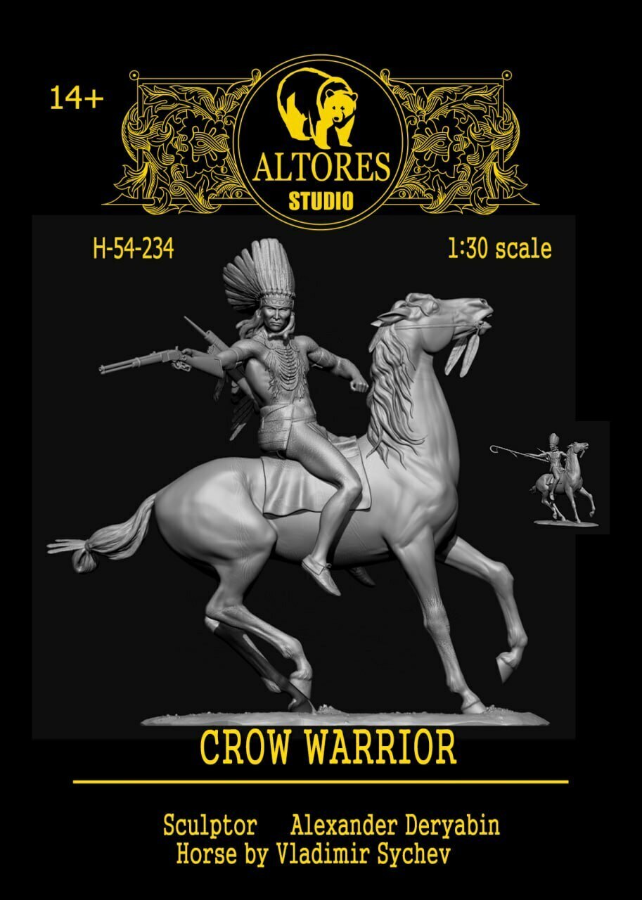

Сборная фигурка ALTORES Studio Воин Кроу