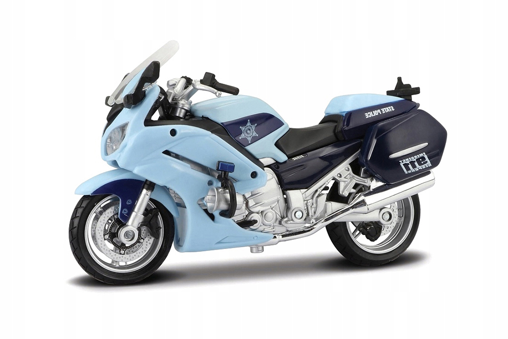 

Модель коллекционная MAISTO Yamaha fjr 1300A state police / ямаха 1300 полиция сша синий, Голубой