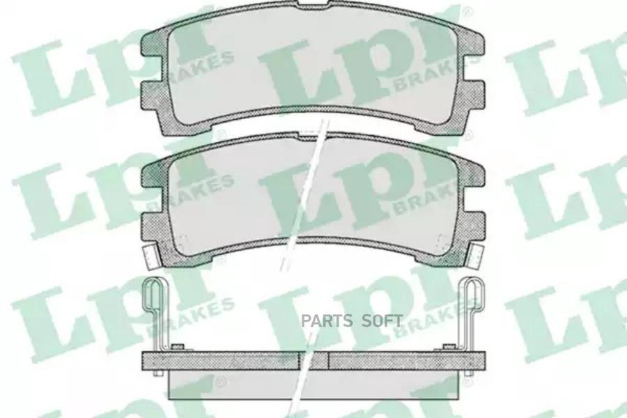 

Тормозные колодки Lpr дисковые 05P528