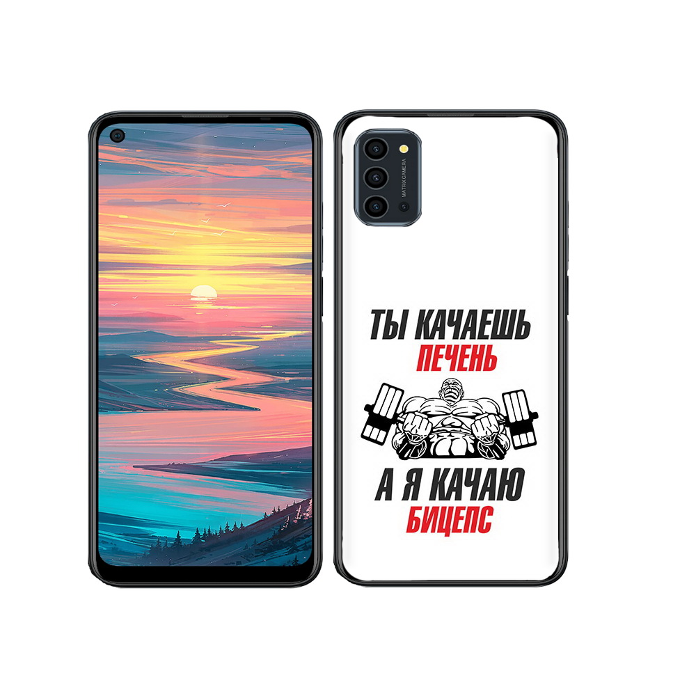 

Чехол MyPads Tocco для Oukitel K9 Pro бодибилдинг качаю бицепс, Прозрачный, Tocco