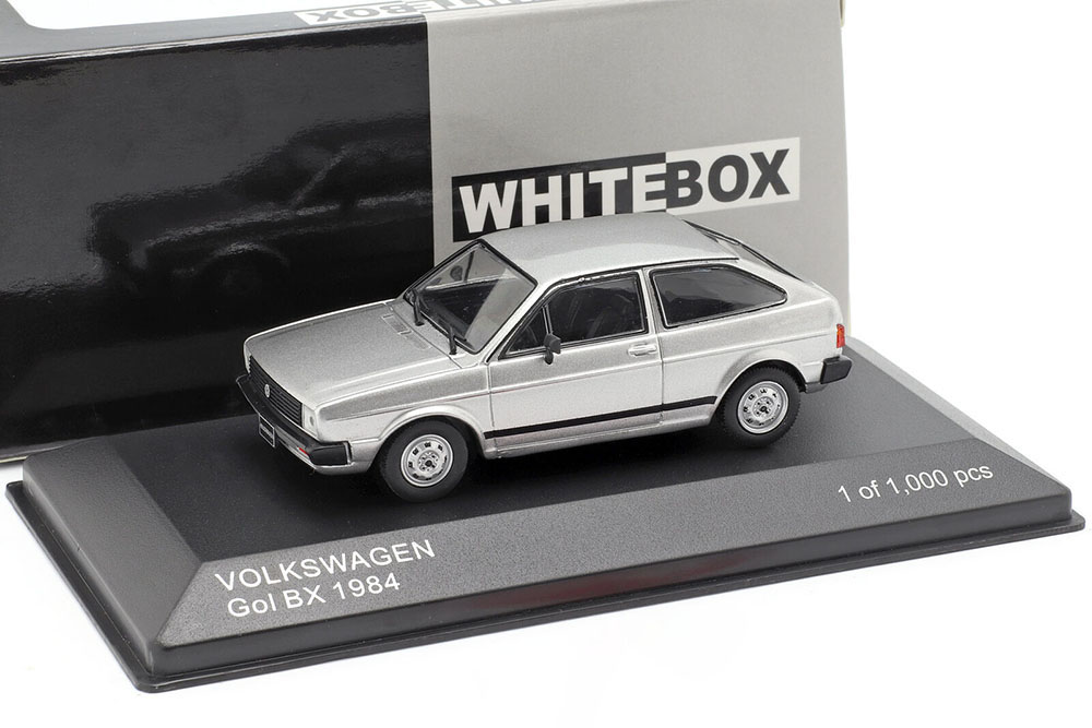 

Модель коллекционная WHITEBOX Vw volkswagen gol bx 1984 grey, Серый